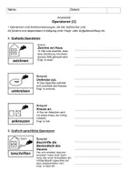 Vorschau - Arbeitsblätter - Arbeitsblatt Operatoren - Zeichen (Icons) mit Erklärungen - Seite 1