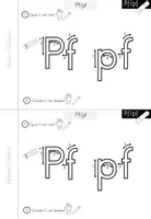 Vorschau - Arbeitsblätter - Laut Pf / pf - Miniheft für die Buchstabeneinführung - Seite 2