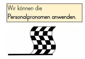 Vorschau - Präsentationen/Tafelbilder - Personalpronomen (Tafelmaterial) - Seite 2