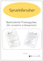 Vorschau - Arbeitsblätter - Trainingspläne für Lernwörter & Übungstexte - Deckblatt