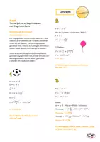 Vorschau - Arbeitsblätter - Kugelvolumen und -oberfläche, mit Lösungen - Seite 2