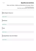 Vorschau - Arbeitsblätter - Malen nach Zahlen - Addition und Subtraktion bis 20 - Ostern - Seite 1