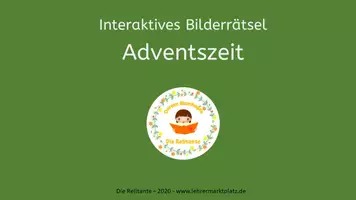 Vorschau - Präsentationen/Tafelbilder - Klick-Dalli (Bilderrätsel) zum Adventskranz - Seite 3