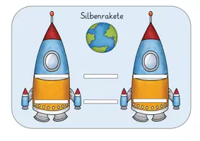 Vorschau - Fördermaterial/Inklusion - Silbenrakete Fördermaterial Deutsch Silbenschieber - Seite 2