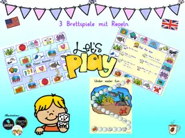 Vorschau - Spiele - Freebie Brettspiel - Ocean Animals - Deckblatt