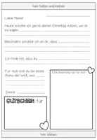Vorschau - Arbeitsblätter - MUTTERTAGSGESCHENK - Aufklapp-Brief (4-fach differnziert) - Seite 3