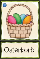 Vorschau - Bildkarten - OSTERN - Bild- und Wortkarten (DAF/DAZ) - Seite 1