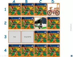 Vorschau - Spiele - "Merk es dir" Französisch Verkehr circulation PowerPoint Spiel - Deckblatt