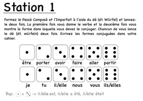Vorschau - Stationenlernen - Französisch - Stationsarbeit Passé Composé und Imparfait - Seite 2