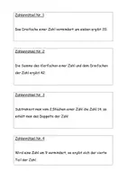 Vorschau - Arbeitsblätter - Mathe Terme Gleichungen Aufgabenkarten Stationen Lerntheke - Seite 2