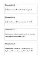Vorschau - Arbeitsblätter - Mathe Terme Gleichungen Aufgabenkarten Stationen Lerntheke - Seite 3