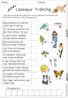 Vorschau - Arbeitsblätter - 2 Lesespuren: Ostern + Frühling - Seite 3