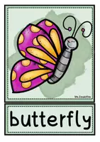 Vorschau - Poster - Tafelkarten Englisch: 11 Spring Animals mit Mini-Vokabelblatt - Seite 1
