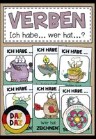 Vorschau - Spiele - VERBEN - Ich habe... Wer hat...? (DAF/DAZ) - Deckblatt