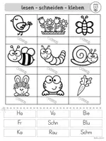 Vorschau - Arbeitsblätter - 🐝 FRÜHLING I Lesegitter I 4fach differenziert - Seite 3