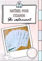 Vorschau - Arbeitsblätter - Prüfungsvorbereitung: Au restaurant (RSA) - Deckblatt