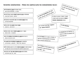 Vorschau - Arbeitsblätter - The Infinitive (Bonus: Interactive Exercise) - Seite 1