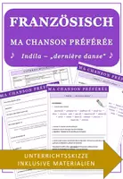 Vorschau - Stundenentwürfe - Französisch: Musik Ma chanson préférée und "Indila - Dernière Danse" - Deckblatt