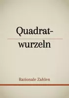Vorschau - Präsentationen/Tafelbilder - Tafelbilder - Quadratwurzeln - Deckblatt