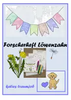 Vorschau - Arbeitsblätter - Forscherheft Löwenzahn - Deckblatt