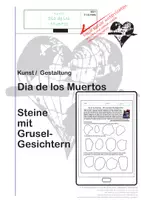 Vorschau - Stundenentwürfe - KUNST Dia de los Muertos (eigenständige Stunde rund um Halloween) - Deckblatt