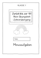 Vorschau - Arbeitsblätter - Zehnerübergang (Minus)- Klasse 1 - Seite 1