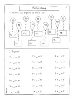 Vorschau - Arbeitsblätter - Zehnerübergang (Minus)- Klasse 1 - Seite 2