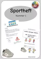 Vorschau - Arbeitsblätter - Sportheft Nummer 1 - Deckblatt