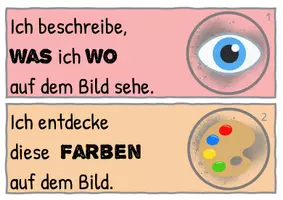 Vorschau - Poster - Kunst: Bildbetrachtung und Bildbesprechungen im Kunstunterricht - Seite 1
