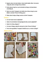 Vorschau - Mal- und Bastelvorlagen - Collage Frühling Das ist für mich Frühling - Seite 1