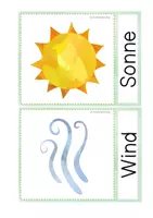 Vorschau - Präsentationen/Tafelbilder - Das Wetter (alte Version) Bildkarten - Morgenkreis - Seite 3