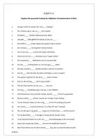 Vorschau - Arbeitsblätter - Adjektivdeklination nach bestimmtem Artikel - Deckblatt