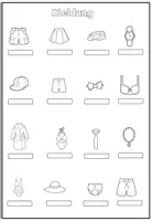 Vorschau - Interaktives Material - Interaktive PDF - "Kleidung" DaZ/DaF - Seite 1