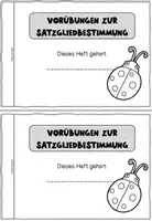Vorschau - Arbeitsblätter - Vorübungen Satzgliederbestimmung Heft - Seite 2