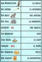 Vorschau - Spiele - Zuordnen - les animaux et les couleurs (Dis Donc 5 Unité 5) - Seite 1
