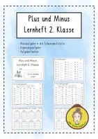 Vorschau - Arbeitsblätter - Lernheft Plus und Minus üben für die 2. Klasse - Deckblatt