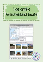 Vorschau - Arbeitsblätter - 2 Arbeitsblätter Geschichte (Urgeschichte & Griechenland) - Deckblatt