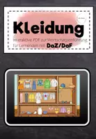 Vorschau - Interaktives Material - Interaktive PDF - "Kleidung" DaZ/DaF - Deckblatt