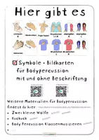 Vorschau - Bildkarten - Symbole • Bildkarten • Clipart • Bodypercussion - Seite 2