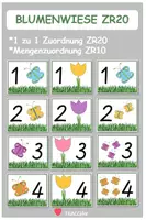 Vorschau - Arbeitsblätter - ZR20 - Legematerial - BLUMENWIESE - FRÜHLING - Deckblatt