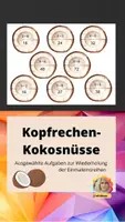 Vorschau - Spiele - Einmaleins-Kopfrechen-Kokosnüsse - Deckblatt