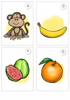Vorschau - Arbeitsblätter - Fruits & Animals: XXL Sparpaket anhand der Lektüre "Handa's Surprise" - Englisch - Kl. 2/3 - Seite 2