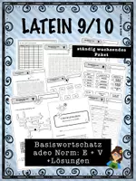 Vorschau - Arbeitsblätter - adeoNorm Basiswortschatz: Buchstaben E+V - Deckblatt
