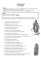 Vorschau - Arbeitsblätter - Satzreihen bilden + Lösung (Thema: Wikinger) - Seite 1