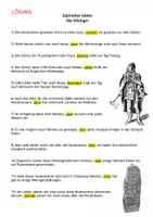 Vorschau - Arbeitsblätter - Satzreihen bilden + Lösung (Thema: Wikinger) - Seite 2