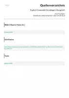Vorschau - Arbeitsblätter - Englisch Grammatik Grundlagen Übungsheft - Seite 1