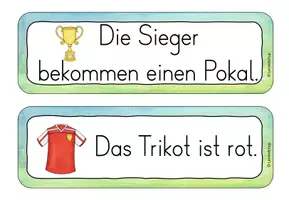 Vorschau - Arbeitsblätter - Laufdiktat/ Schleichdiktat Fußball Klasse 2-3 (WM 2026) - Seite 3