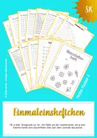 Vorschau - Arbeitsblätter - Einmaleinsheftchen zur individuellen Zusammenstellung - Deckblatt