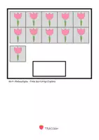 Vorschau - Arbeitsblätter - Materialpaket: FRÜHLING - Mathematik ZR20 - Menge legen - 1 zu 1 Zuordnung - Seite 3