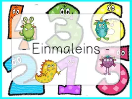 Vorschau - Spiele - interaktive PDF Einmaleins - interaktives Pdf alle Malreihen - Seite 1